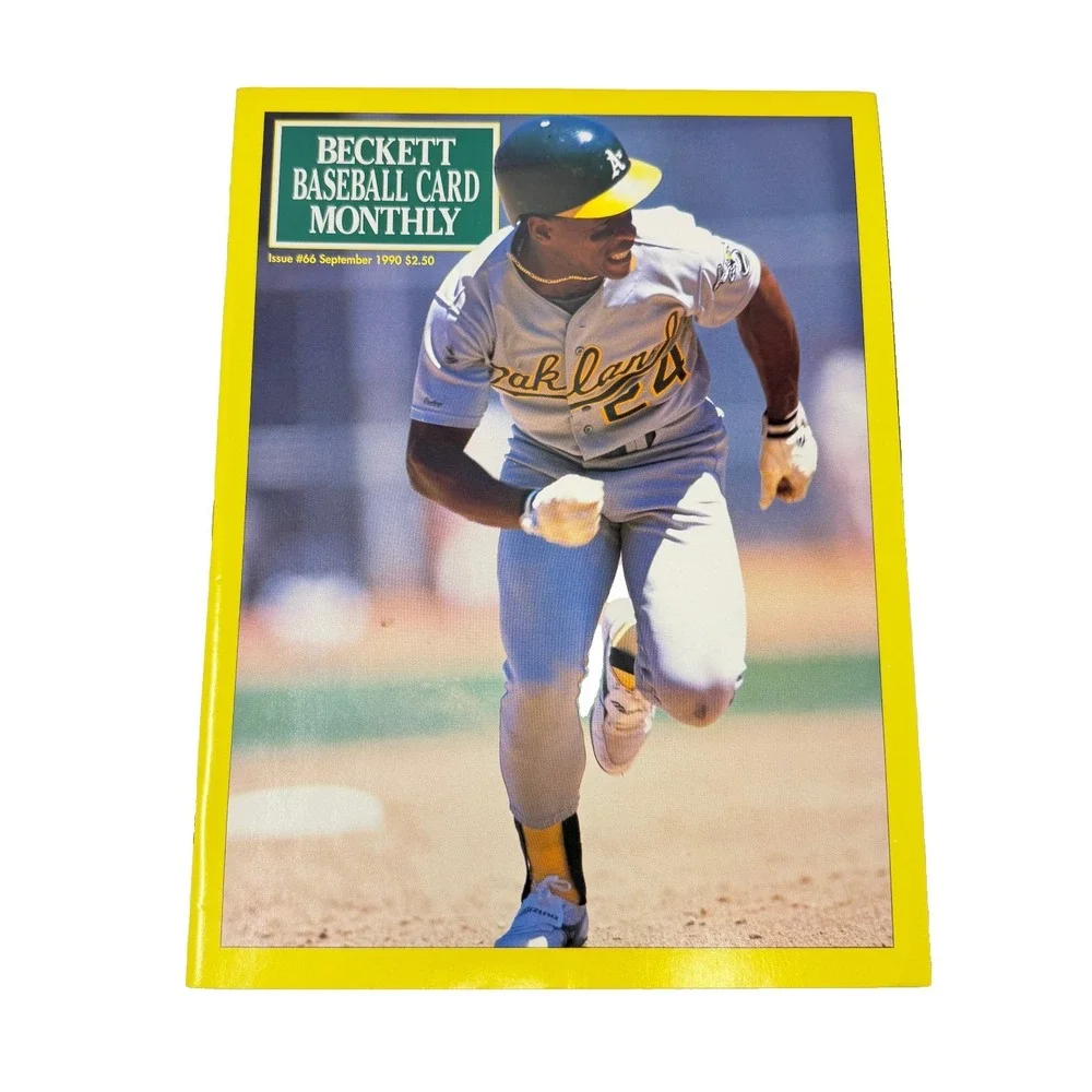 Rickey Henderson Beckett Magazine Lot 2 Baseball Card Monthly Issues 57 66